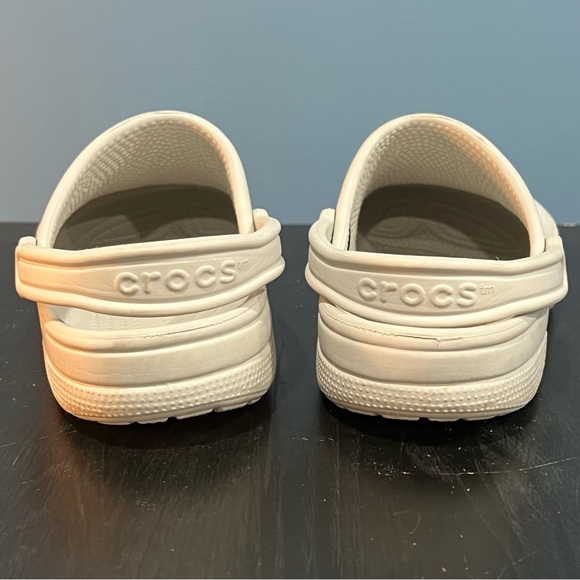 Crocs Classic Comfort Clogs Tan Beige Slip On Adult Unisex Sizes Male 8 Women 10 - Picture 4 of 6